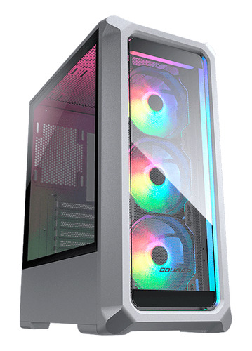 Armario Cougar Archon 2 Rgb Blanco Para Jugadores - Ref.385cc50.0004