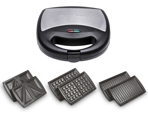 Sandwichera Waflera Grill Panini 3 En 1 Ultracomb Sw-2801 Ct