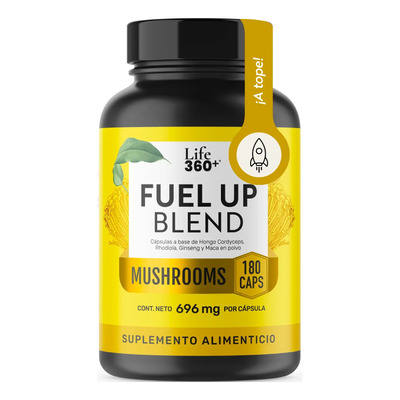 Rhodiola Maca Life360+ Fuel Up Blend 180 Cápsulas Cordyceps | MercadoLibre