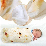 Manta Envolvente De Burrito Tortilla Para Bebe Super Suave  