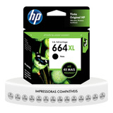 Cartucho Hp 664 Xl Preto Original 2136 2676 3776 5076 5276