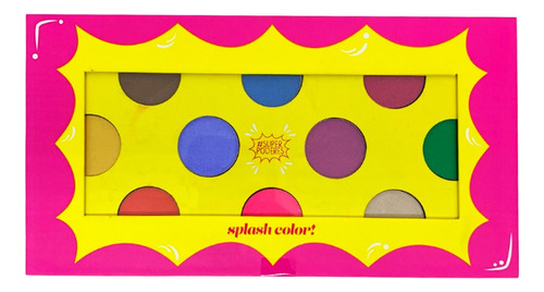 Paleta De Sombras Splash Color! Super Poderes Sp101