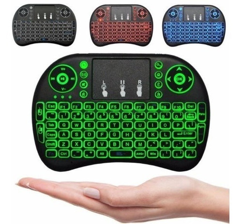 Mini Teclado Gamer Inalambrico Touchpad Android, Tv, Windows