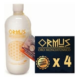 Combo X 4 Ormus 500ml Oro Monoatómico