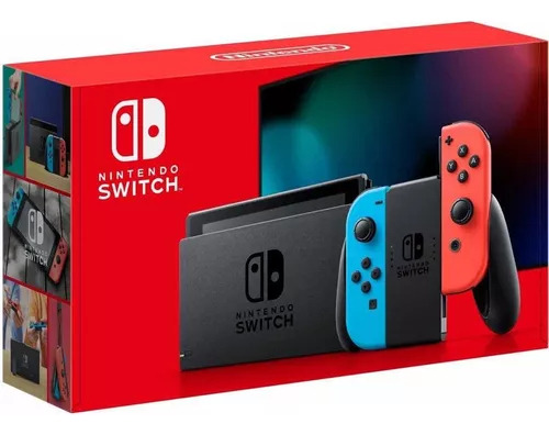 Nintendo Switch Oled 64gb Standard Color Rojo Neón Color Roj