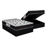 Cama Box Baú Casal: Colchão Espuma D45 Luckspuma  Gran Luck