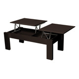 Mesa Ratona Elevable Twin Color Marrón Oscuro