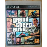 Gta 5 Ps3 Físico Como Nuevo Completo Y Mapa 