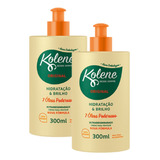 Kit Com 2 Creme Para Pentear Kolene Original 300ml