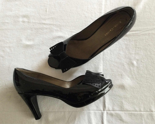 Rossi & Caruso. Zapatos Charol Negro. Mujer. T 39 #fr15