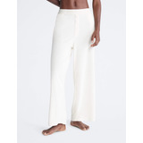 Pantalón De Pijama Blanco Para Mujer Calvin Klein