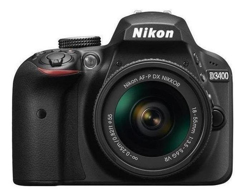  Nikon Kit D3400 + Lente 18-55mm Vr Dslr Leer Bien!