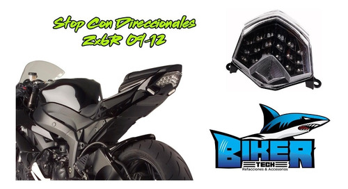 Stop Con Direccionales Zx6r 2009/2012 Zx10r 2008/2010