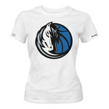 Camiseta Dallas Majestic Logo Nba Dama Mujer Idk