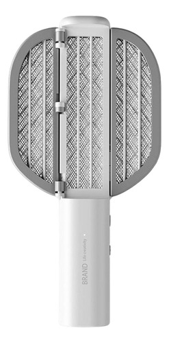 Raqueta Swatter Plegable Automático 2 En 1 Blanco Gris