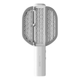 Raqueta Swatter Plegable Automático 2 En 1 Blanco Gris