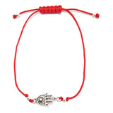 Pulsera Mano Fátima 925 Cordón Rojo