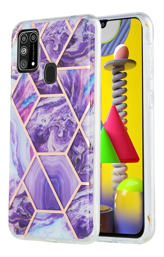 Funda De Teléfono Con Estampado De Mármol Para Samsung M31