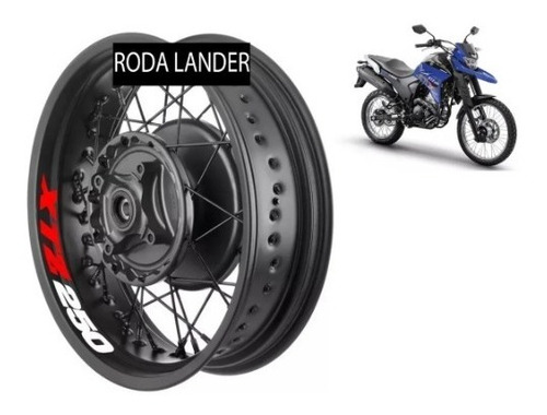 Adesivo Premium Roda Moto Yamaha Lander 250 2019 2020