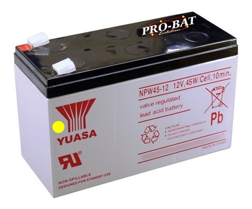 Bateria Yuasa Npw45-12 Ups Alarmas Y Juguetes Cantidad