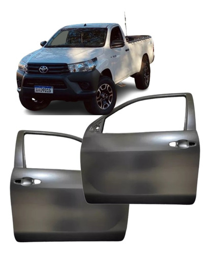 Porta Toyota Hilux Cabine Simples 2016 17 18 19 20 21 2022