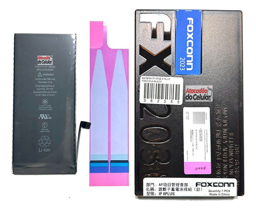 Flex Carga Bateria Compatível iPhone 8 Plus Foxconn 100% 