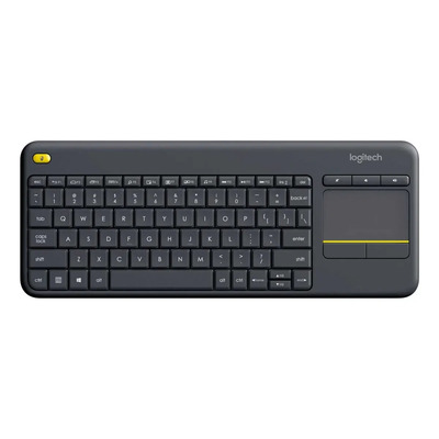 Teclado Inalámbrico Logitech K400 Plus negro | Meses sin interés