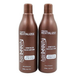 Shampoo + Máscara Revitalizee Hair Beauty Profissional 500ml