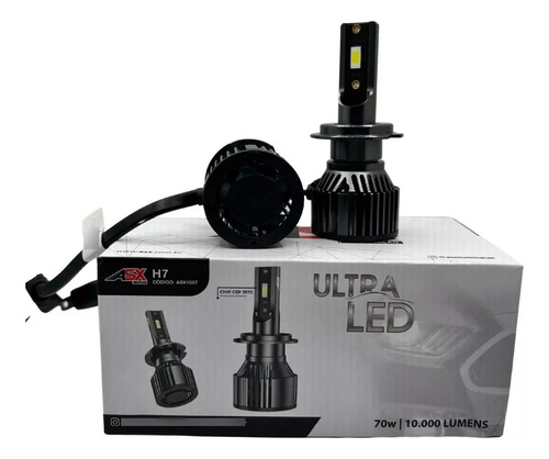 Par De Ultra Led Asx 70w 10000 Lúmens 6000k