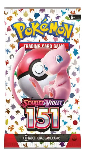 Cartas Pokemon Tcg Booster Bundle 151 6 Sobres 60 Cartas