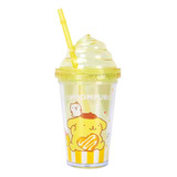 Vaso Tapa Helado Y Popote Hello Kitty 320ml Sanrio Miniso