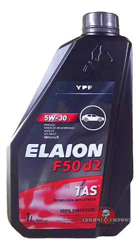 Aceite Sintetico Elaion F50d2 5w30 X 1 Litro