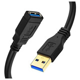 Cable Usb Fxava 20ft Macho A Hembra Escáner Pc Impresoras