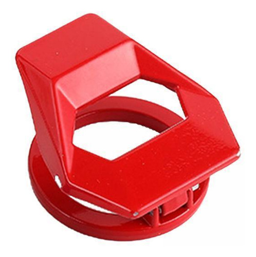 6 Car Key Start Button Cubierta Protectora Rojo