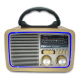 Radio Portatil Am/fm Recargable Bluetooth Mp3