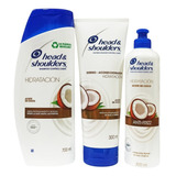 Head-shoulders Hidratacion Coco Shampo 700ml + Acon + Crema