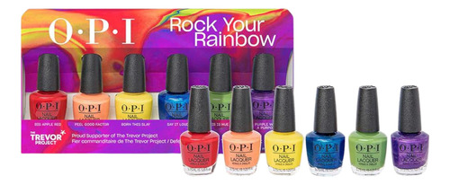 Colección Rock Your Rainbow Pack X 6 Esmaltes Opi