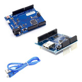 Usb Host Shield, Cabo Para Arduino Leonardo E Placa Leonardo