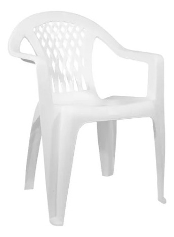 Sillon Plastico Apilable Reforzado Silla Mica