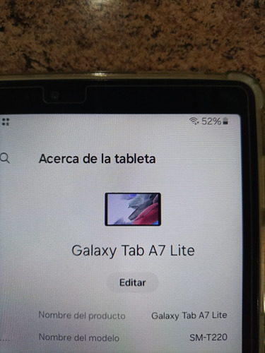Tablet Samsung A7 Lite Tm-220 Cómo Nuevo Poco Uso  