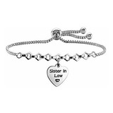 Brazalete - Sister In Law Gift Sister-in-law Bracelet Love K