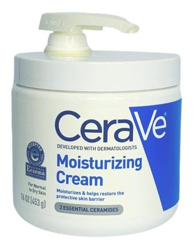 Cerave Creme Hidratante 453g + Válvula Pump Importado