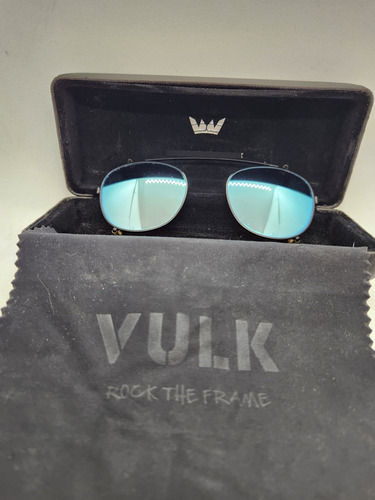 Clip Lentes De Sol Vulk (m) Estuche Originales Sin Las Gafas