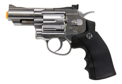Revolver De Pressão Co2 708s Rossi Wingun 4,5mm Full Metal