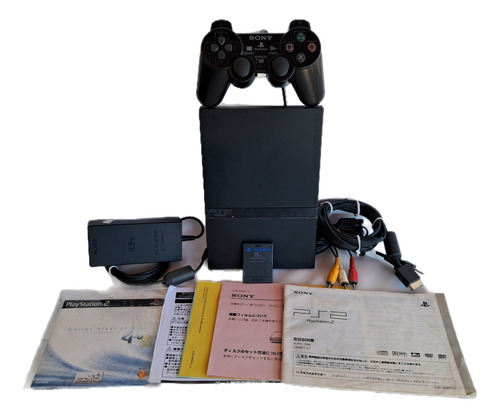 Playstation 2 Slim Ps2 Console Scph-70000 Travado C/ Manuais