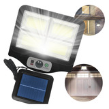 Refletor Luminária Solar Parede 160 Cob Sensor Presença Yumi
