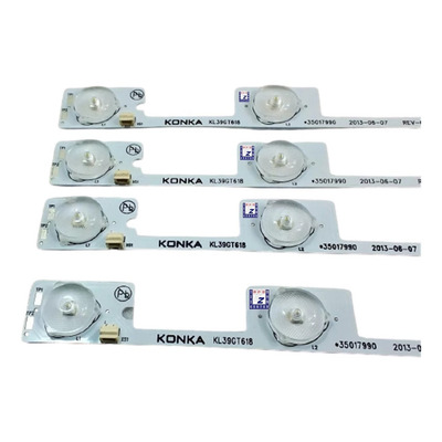 Kit Completo 4 Barras De Led Dl3945i Dl3945 Semp Nova