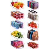 Juego De 10 Cubos Organizadores Para Refrigeradores, 5 De An