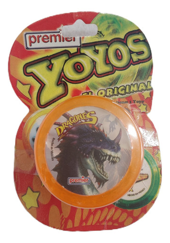 Yoyo Premier Original Naranja Dragones Nuevo