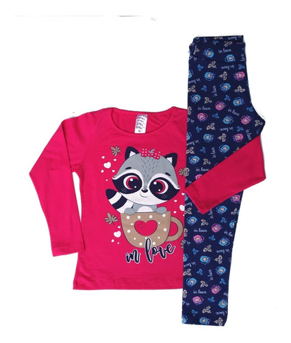 Roupas Femininas Kit Com 4 Conjunto Infantil Menina Juvenil